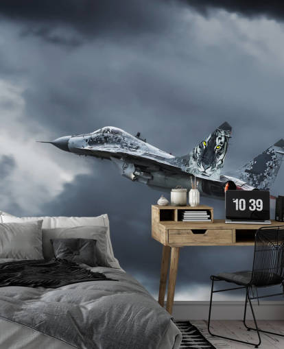 Flying Aircraft Wallpaper Mural Flying Aircraft Wallpaper Mural