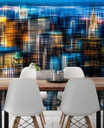 Abstract Night Time New York Wallpaper Abstract Night Time New York Wallpaper