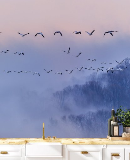 Fondo de pantalla de aves de gansos Fondo de pantalla de aves de gansos