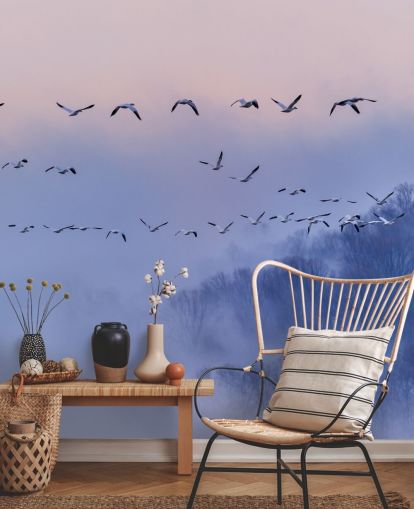 Papier peint des oiseaux Snow Geese Papier peint des oiseaux Snow Geese