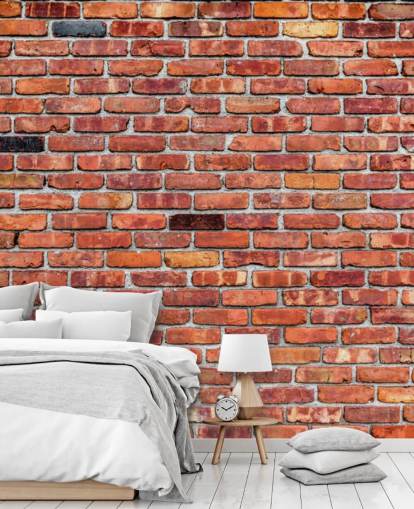 Rustic Red Brick Wallpaper Rustic Red Brick Wallpaper