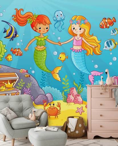 mermaid best friends under the sea mermaid best friends under the sea