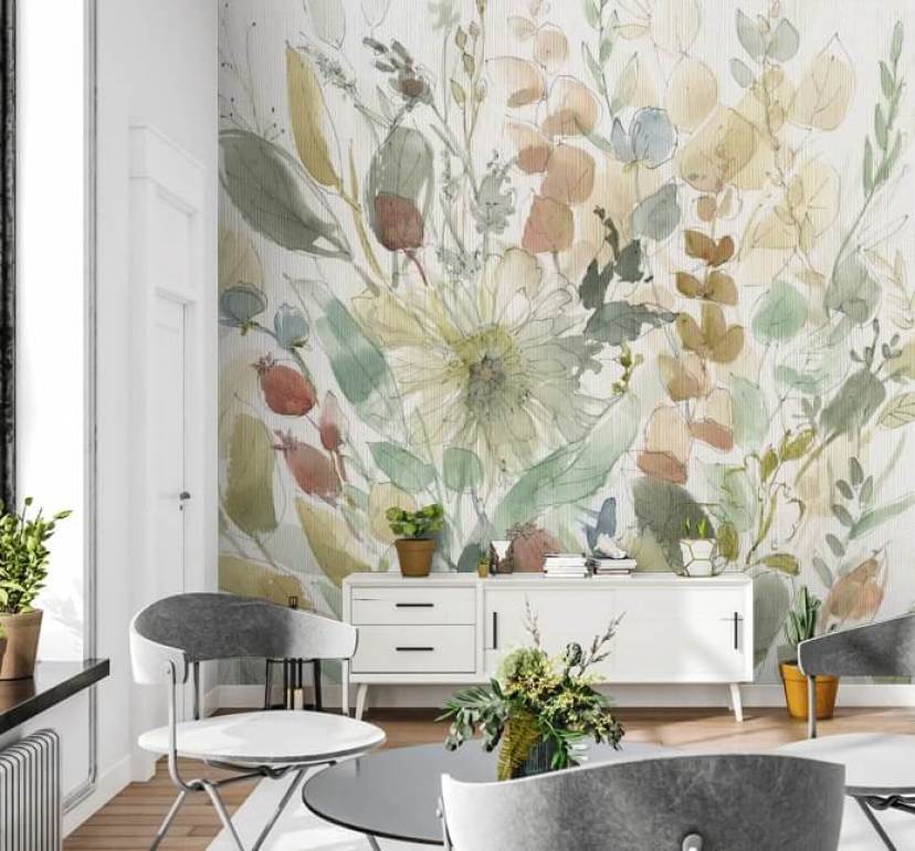 Floral Wallpaper & Flower Wall Mural for Walls • Wallmur®