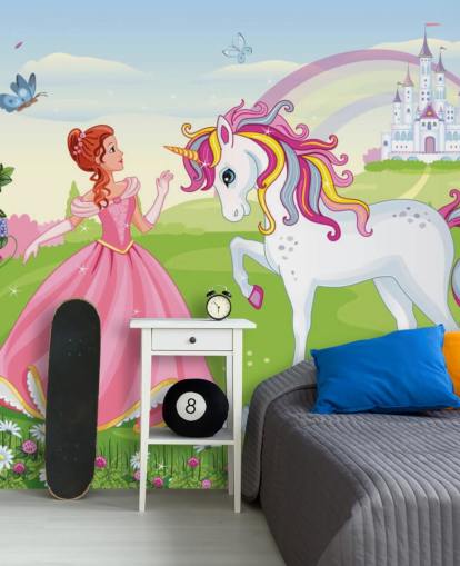 fairy tale background with castle and rainbow wallpaper fairy tale background with castle and rainbow wallpaper