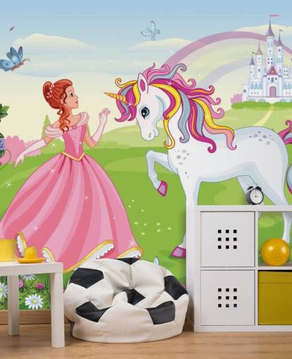 fairy tale background with castle and rainbow wallpaper fairy tale background with castle and rainbow wallpaper