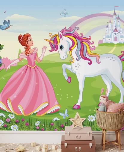 fairy tale background with castle and rainbow wallpaper fairy tale background with castle and rainbow wallpaper
