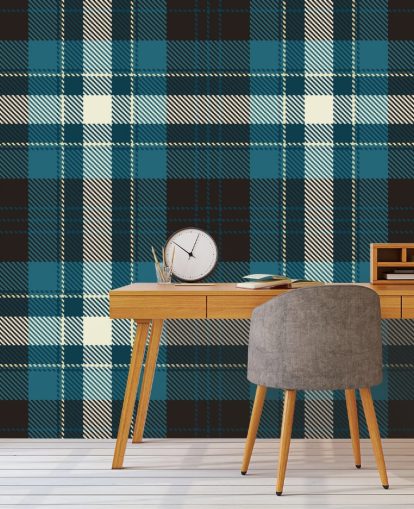 papel pintado a cuadros azul oscuro y negro papel pintado a cuadros azul oscuro y negro