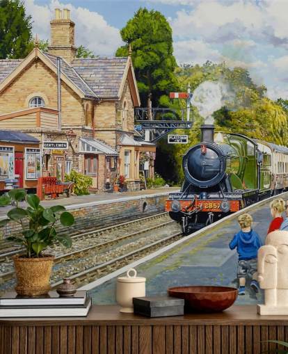 Hampton Loade Severn Valley Railway Mural Hampton Loade Severn Valley Railway Mural