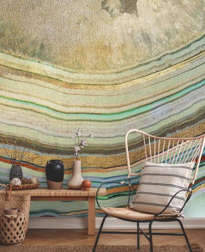 Papier peint à rayures par Lara Skinner Papier peint à rayures par Lara Skinner