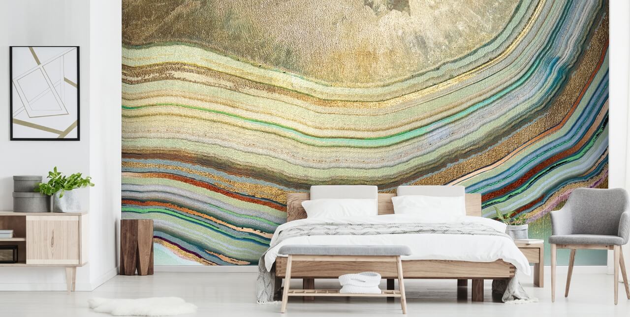 Papel de parede Stripe por Lara Skinner Papel de parede Stripe por Lara Skinner