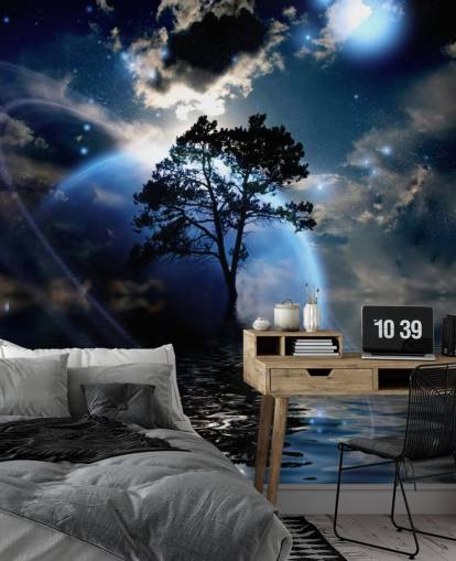 Alien Landscape Wall Mural Alien Landscape Wall Mural