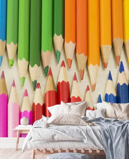 Papier Peint Crayons de couleur Papier Peint Crayons de couleur