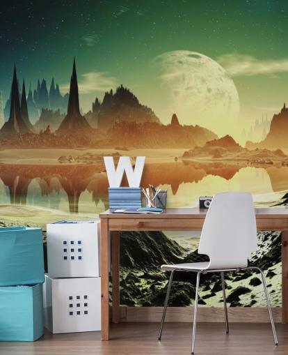 Fantasy Landscape Wall Mural Fantasy Landscape Wall Mural