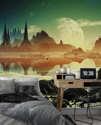 Fantasy Landscape Wall Mural Fantasy Landscape Wall Mural