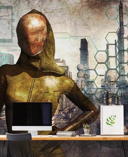 Sci-Fi-Frauen-Tapete Sci-Fi-Frauen-Tapete