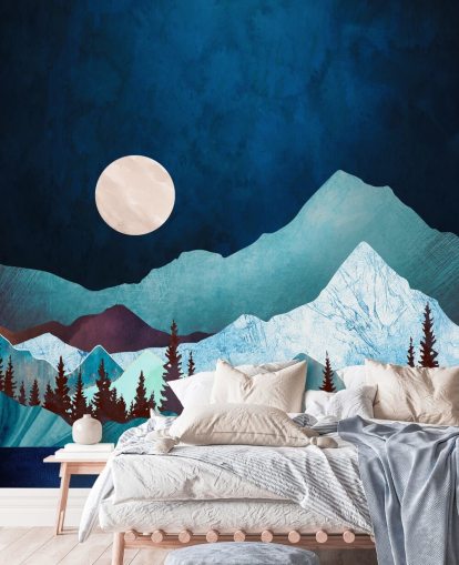 Moon Bay Wall Mural by SpaceFrog Designs wallpaper Moon Bay Wall Mural by SpaceFrog Designs wallpaper