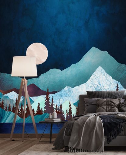 Carta da parati murale Moon Bay di SpaceFrog Designs Carta da parati murale Moon Bay di SpaceFrog Designs