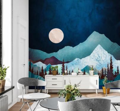 Moon Bay Seinämaalaus by SpaceFrog Designs taustakuva