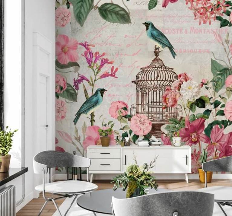Floral Wallpaper & Flower Wall Murals | Wallsauce UK