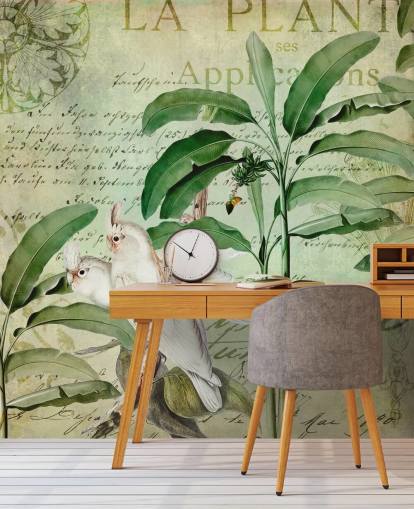 Cockatoos Nostalgic Journey Mural by Andrea Haase Cockatoos Nostalgic Journey Mural by Andrea Haase