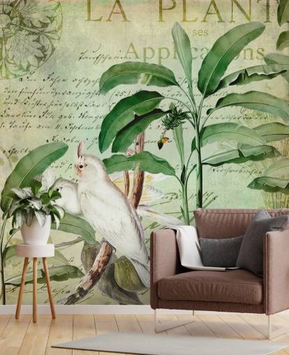 Cockatoos Nostalgic Journey Mural by Andrea Haase Cockatoos Nostalgic Journey Mural by Andrea Haase