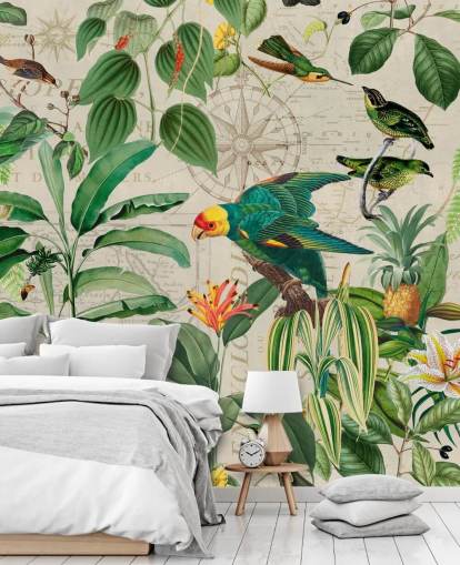 Kingdom of Birds Wallpaper Mural by Andrea Haase Kingdom of Birds Wallpaper Mural by Andrea Haase