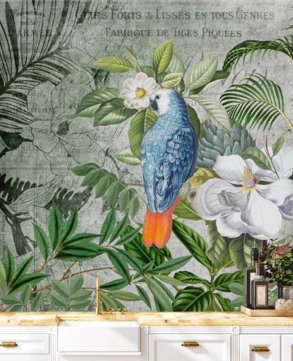 Dschungel der Vögel Hintergrundbild von Andrea Haase Dschungel der Vögel Hintergrundbild von Andrea Haase