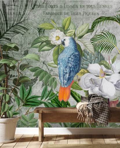 Papel de parede Jungle of Birds por Andrea Haase Papel de parede Jungle of Birds por Andrea Haase