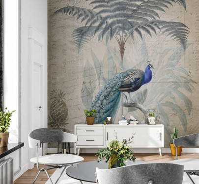 Papier peint Peacock Jungle par Andrea Haase