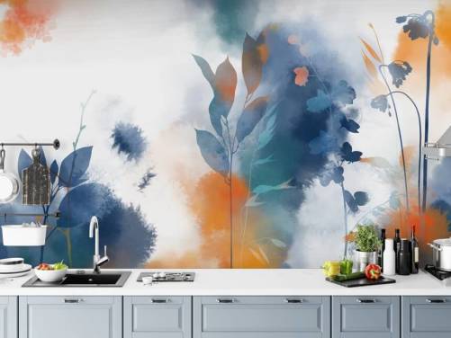 Deep Ambience Muurschildering van Katy Clemmans