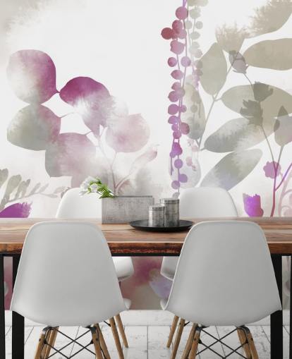 Intens organisk høstveggmaleri av Katy Clemmans Intens organisk høstveggmaleri av Katy Clemmans