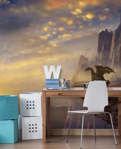 dragon on cliff wallpaper dragon on cliff wallpaper