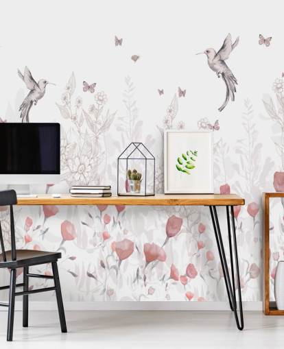 Sweet Blooms Mural by Kelly Kratzing Sweet Blooms Mural by Kelly Kratzing