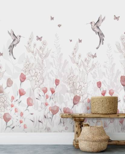 Sweet Blooms Mural by Kelly Kratzing Sweet Blooms Mural by Kelly Kratzing