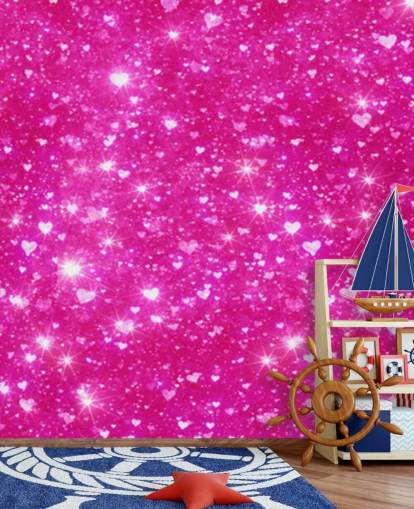 Hjerte Glitter Veggmaleri Hjerte Glitter Veggmaleri