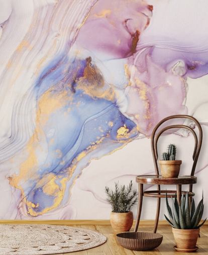 pink and gold custom marble wallpaper mural called Dreamy Pastel and Gold for kitchens pink and gold custom marble wallpaper mural called Dreamy Pastel and Gold for kitchens