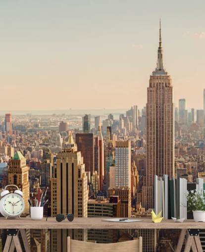 New York and Empire State Skyline Wallpaper New York and Empire State Skyline Wallpaper