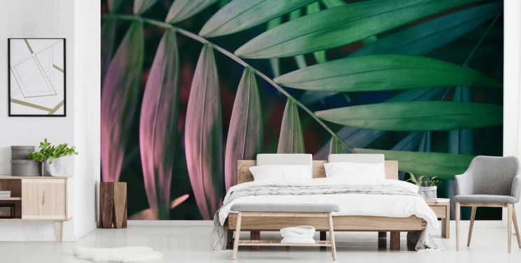 Jungle Leaf Behang Muurschildering