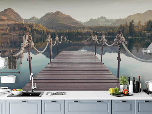 Filtered Landscape Mural