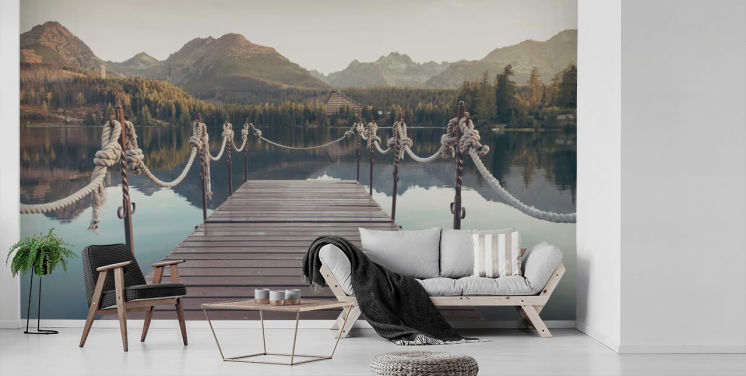 mural paisaje filtrado