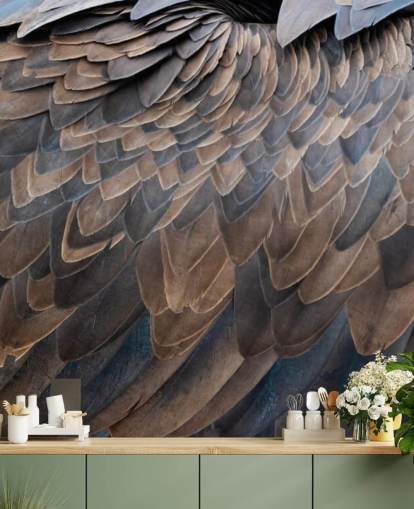 Vulture Feathers Print Wallpaper Vulture Feathers Print Wallpaper