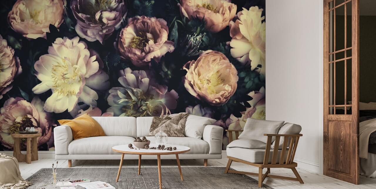 16 Dark Floral Wallpaper Designs at Wallsauce