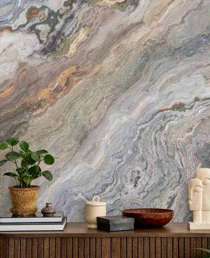 mural de papel de parede com efeito de mármore de areia chamado Onyx Sand Marble para banheiros, cozinhas e quartos mural de papel de parede com efeito de mármore de areia chamado Onyx Sand Marble para banheiros, cozinhas e quartos