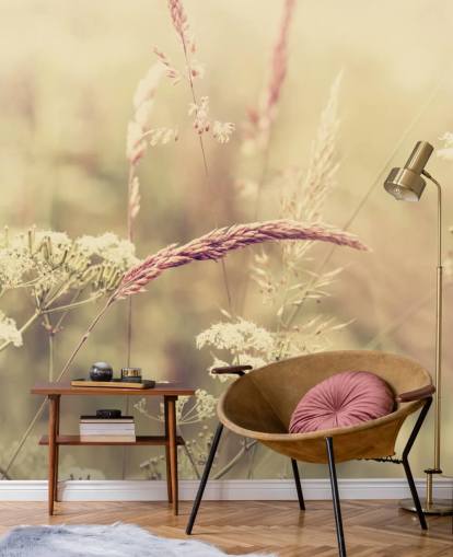 Meadow in Sepia Wallpaper Meadow in Sepia Wallpaper