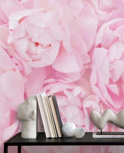 rosa peonies närbild tapeter rosa peonies närbild tapeter