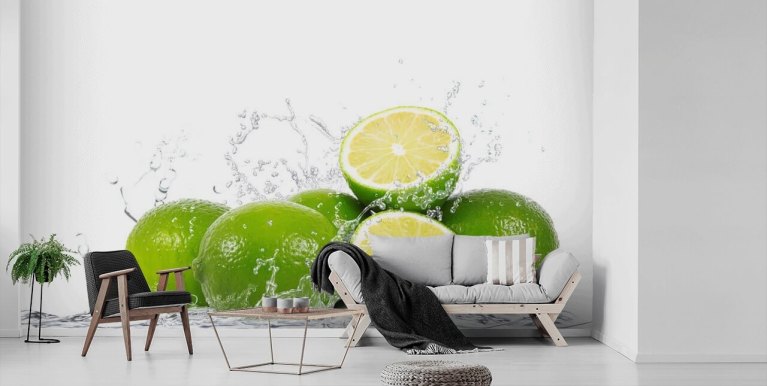 Fresh Fruit Kitchen Wallpaper Wall Mural