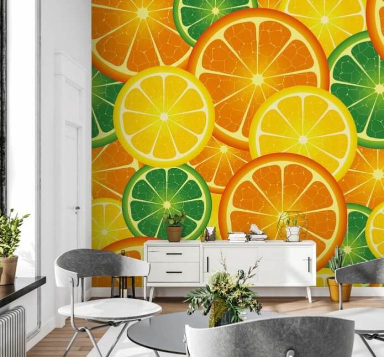 Azulejos adhesivos de Frutas frescas - TenVinilo