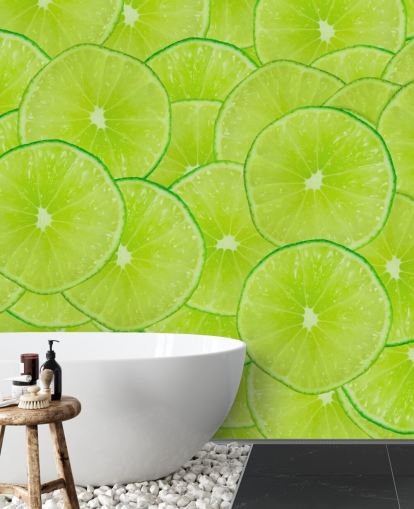 Lime Skiver Montage Veggmaleri Lime Skiver Montage Veggmaleri