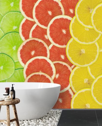Papel pintado Rebanadas de cítricos Papel pintado Rebanadas de cítricos