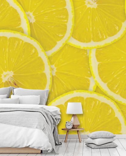 Papier Peint Fresque Gros Plan sur les Tranches Papier Peint Fresque Gros Plan sur les Tranches